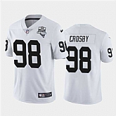 Nike Raiders 98 Maxx Crosby White 2020 Inaugural Season Vapor Untouchable Limited Jersey Dzhi,baseball caps,new era cap wholesale,wholesale hats